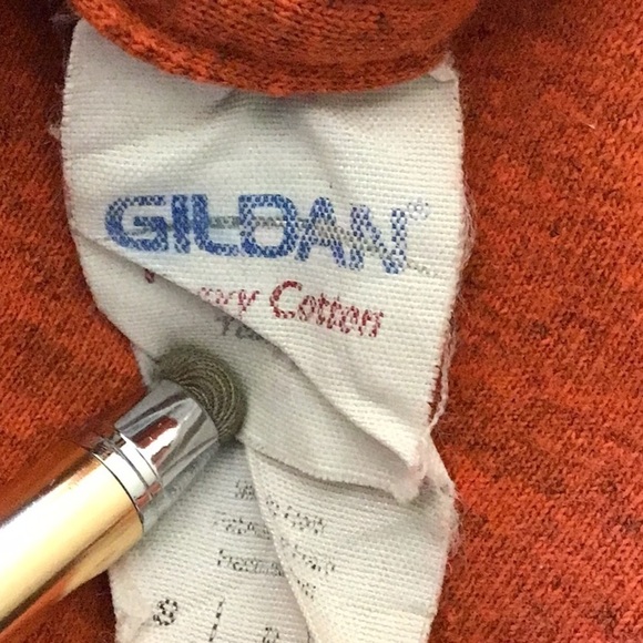 MUDHONEY T-Shirt Graphic On Top Seattle Space Needle Band Orange Size S - Picture 6 of 8